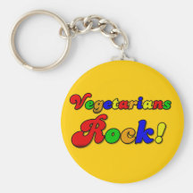 Vegetarier-Felsen Schlüsselanhänger