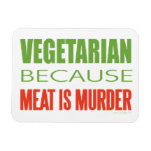 Vegetarier, vegane, Tierrechte Flexibler Magnet