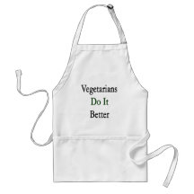 Vegetarier verbessert es schürze