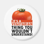 Vegetarische Sache Magnete