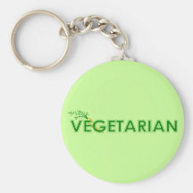 Vegetarischer Keychain Schlüsselanhänger