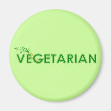 Vegetarischer Magnet Magnete