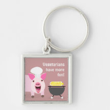 Vegetarisches Schwein Keychaing Schlüsselbänder