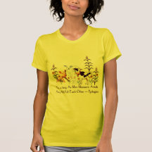 Vegetarisches Zitat Pythagorases Tshirt