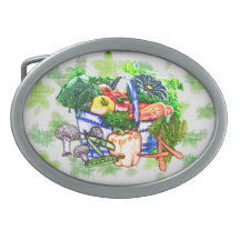 Veggie-Korb Ovale Gürtelschnallen