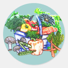 Veggie-Korb Sticker