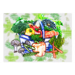Veggie-Korb Visitenkartenvorlage