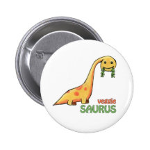 Veggie Saurus Knopf Anstecknadel