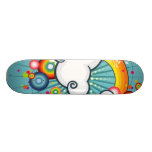 vektorregenbogen bedruckte skateboarddecks