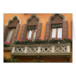 Venedig-Blumenkasten-Karte #5