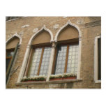 Venedig-Blumenkasten-Postkarte