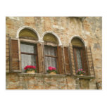 Venedig-Blumenkasten-Postkarte