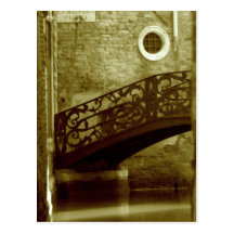 Venedig-Brücke Postkarte
