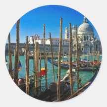 Venedig Italien Runder Aufkleber