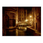 Venedig nachts - schöne Postkarte