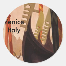Venezia Italien, Venedig Italien Runde Aufkleber
