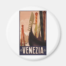 Venezia Reiseplakat 1920 Venedig, Italien Magnete