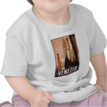 Venezia Reiseplakat 1920 Venedig, Italien T-shirt