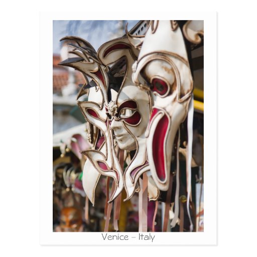 Venezianische Masken Postkarten