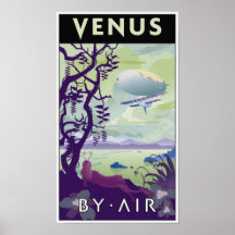 Venus auf dem Luftweg Posterdruck