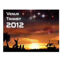 Venus-Durchfahrt-Postkarte 2012