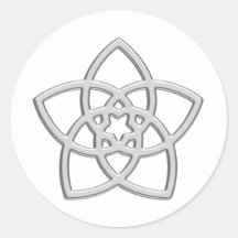 Venusblume - Blume der Liebe Runder Aufkleber