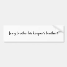 Verantwortung-sein-mein-Bruder-sein-Wächterbruder Auto Sticker
