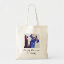 Verärgerte Frauen-Tasche