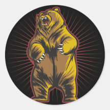 Verärgerter Bär Sticker