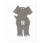 Verärgerter Cartoon-Elefant Postkarten