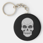 Verärgerter Schädel: Vektorillustration: Keychain Schlüsselband