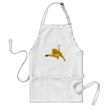Verärgerter Tiger Schürzen