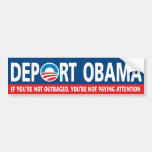 VERBANNEN SIE OBAMA! AUTO STICKER