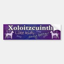 Verbessern Sie als KindXoloitzcuintli Autoaufklebe