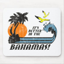 Verbessern Sie in Bahamas verblaßte Mousepads