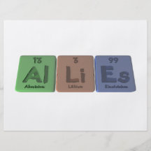 Verbündet-Al-Li-Es-Aluminium-Lithium-Einsteinium Flyer