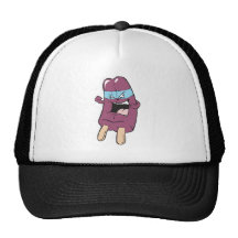 verdeckter Superschuftheldtrauben-Eis-Pop Baseballcap