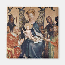Verehrung des Weisen Altarpiece Kühlschrankmagnete