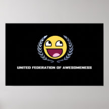 Vereinigtes Fesderation von Awesomeness Plakate