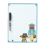 Verfasser-Socken-Affe Whiteboard