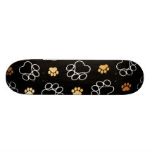 Verfolgt Schritmuster Personalisierte Skatedecks