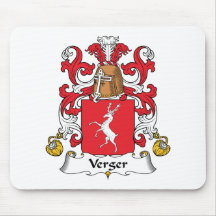 Verger-Familienwappen Mauspads
