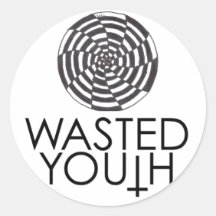 vergeudete Turbulenz Sticker