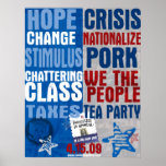 Vergleichen Sie u. kontrastieren Sie Plakat
