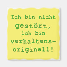 verhaltensoriginell kühlschrankmagnet
