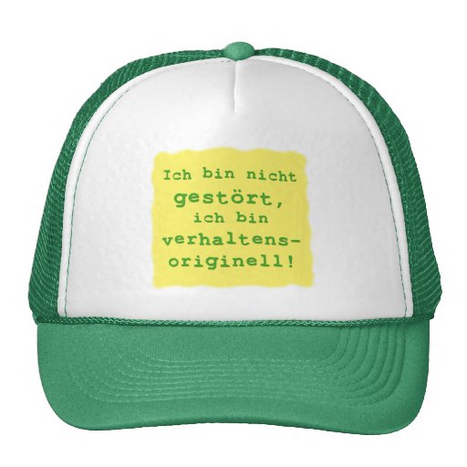 verhaltensoriginell trucker caps
