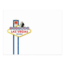 VERHEIRATET in fabelhafter Las- Vegaspostkarte