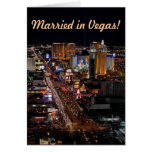 Verheiratet in Vegas! Mitteilungs-Karten