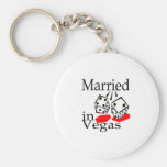 Verheiratet in Vegas (Würfel) Schlüsselband