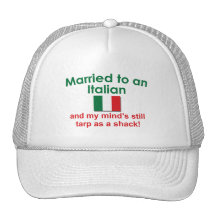Verheiratet zu einem Italiener Retrokultkappe